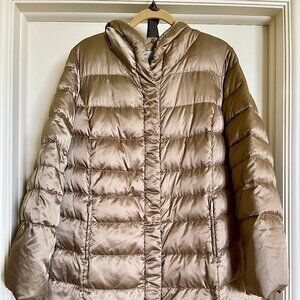 MARINA RINALDI PADDED WINTER PUFFER JACKET WOMEN SIZE 25 (SIZE LARGE) VOYAGE